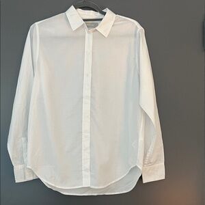 Everlane The Must Have Shirt Silky Cotton White Size 2